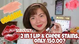 2 in 1 ORGANIC Lip and cheek tints for only 150.00 PESOS??? PALABAN NA TINTS!