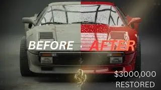 ASMR Ferrari 288 GTO Restoration (1985) | Abandoned Junkyard to Factory-New Rebuild
