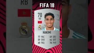 Achraf HAKIMI Fifa Evolution 🇲🇦 FIFA 17 - FIFA 23