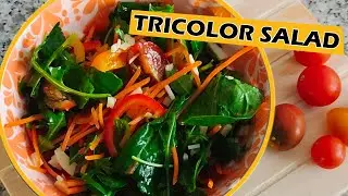 Tricolor Salad -  easy food recipes and economical to make at home