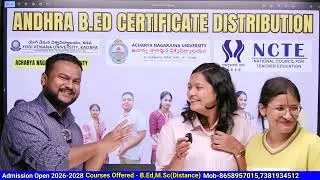 Andhra B.Ed Certificate Distribution 🎉 | Student Experience & Full Guidance | Saikrishna Institute