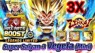 3X ZENKAI BUFFED MAX ARTS BOOST LF SSJ3 VEGETA(Mini) 1 SHOT LF SSJ2 GOHAN(Dragon Ball Legends)