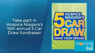 Take part in Hospice Niagara's 15th annual 5 Car Draw fundraiser