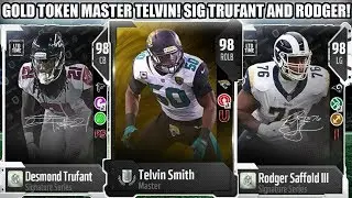 GOLDEN TOKEN MASTER TELVIN SMITH! SIGNATURE TRUFANT AND SAFFOLD! | MADDEN 18
