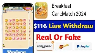 Breakfast Cart: Match 2024 Gameplay (Android, PC) online earning real or fake