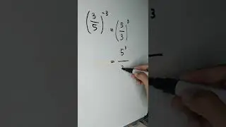 Fractions With Negative Exponents Tricks