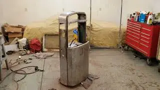 Gas Pump Restoration Part 4 - Paint Stripping