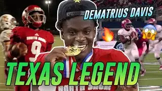 The Best Career In Texas Since KYLER MURRAY!? New Auburn QB Dematrius Davis Is A Texas LEGEND 🔥