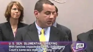 Full Video of Press Conference with CT Senator Blumenthal 15 July 2013