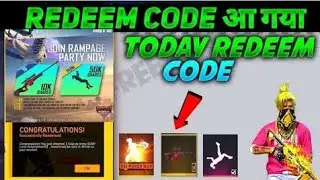 Free FIRE  REDEEM CODE❤️ 25 JUNE l AWM&EMOTE REDEEM CODE ll FREE FIRE ❤️❤️🎉🎉