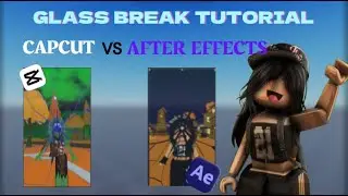2 Ways to Create an INSANE Glass Shatter Effect (CapCut + After Effects) #roblox #youtube