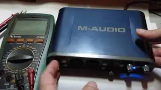 Тест фантомного питания M-Audio Fast Track Pro 48V