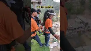 VR bungee jump #bungeejumping