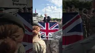 "You, here, are the frontline of NATO and our eastern flank".