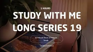 Deep Focus Pomodoro Timer 🔁 | Long Study With Me 25/5 x2 | LoFi Calm Ambient Productivity