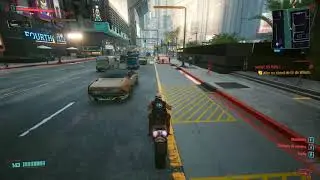 CyberPunk 2077 Stunt test