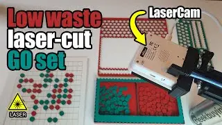 Clever Laser-Cut Go Set ♻️ Minimize Scrap with Mintion LightBurn Camera + Acmer P1 10W