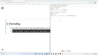 How to use % formatting method in Python.