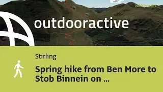 hike in Stirling: Spring hike from Ben More to Stob Binnein on March 24, 2025