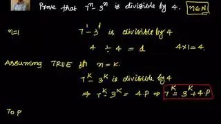 Математическая индукция: Докажите, что 7^n - 3^n делится на 4.