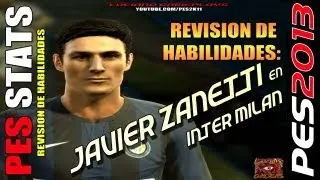 Stats Javier Zanetti en Inter / Revisi&oacute;n habilidades PES 2013 + PESEDIT 5.0 New Season 2013-14