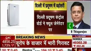 B Thiagarajan, MD, Blue Star - CNBC Awaaz - Air purifiers' market outlook -rising pollution levels