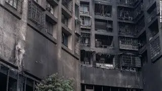At least 46 people killed after fire tears through 13-story residential building in Taiwan