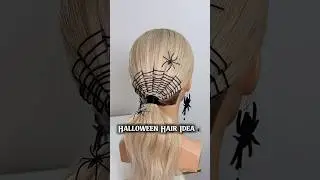 Easy Halloween Look👻🕷️🖤