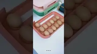 Egg Storage Box Artifact Drawer Kitchen Container #shorts