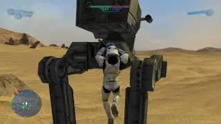 Star Wars Battlefront 2004 Dune Sea Instant Action / AT-ST walked a lot!