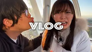 観覧車の頂上でロマンティックなキスデート【VLOG】