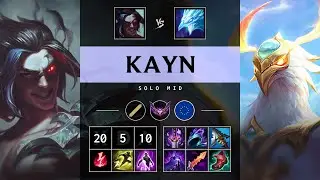 Kayn Mid vs Anivia - EUW Master Patch 25.21