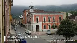 Infiesto, vienes 24 abril 2020