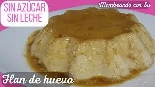 Receta de FLAN DE COCO CREMOSO🔺¡Sin LÁCTEOS y sin AZÚCAR!🔺En Robot MAMBO PASO a PASO  🍮🥄🥥