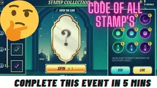 FREE FIRE NEW STAMP COLLECTION EVENT 😃 HOW TO COMPLETE IN 5 MINS 💯🔥 || CODE OF ALL THE STAMPS 💯💥 ||