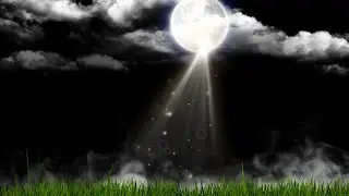 Moonlight Effect Black Screen With Smoke Background Video Effects HD