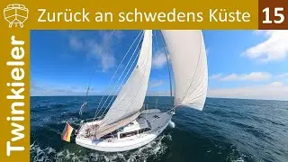 Segeln von Anholt zur&uuml;ck an schwedens K&uuml;ste ⛵ Schweden 🇸🇪 Falkenberg / Torekov