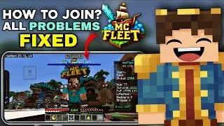 How To Join MCFLEET Server In Minecraft PE | All Join Problems Fixed By Enskild Gaming2.0