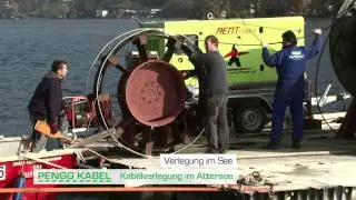 PENGG KABEL - Laying of a seacable (Attersee)