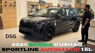 2025 SKODA KUSHAQ sportline 1.5 L Automatic #skoda #kushaq #youtubefeed #automobile #review #cars