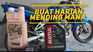 Oli iphone vs motul mana yang Terbaik ninja 2 tak