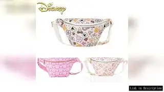 Disney Mickey New Women's Waist Bag Luxury Brand Fashion Women's Messenger Bag Cartoon Cute Women's