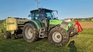 Deutz-fahr Agrotron K110 + Krone Variopack 1500