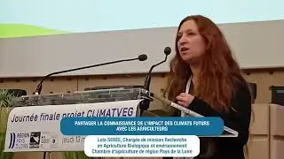 Retour sur la journ&eacute;e finale du projet CLIMATVEG