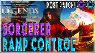 TES LEGENDS | NEW CONTROL RAMP SORCERER (POST PATCH!) Deck | The Elder Scrolls