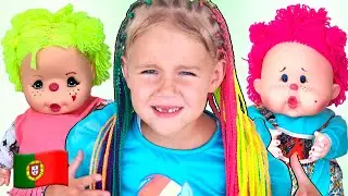 Vania e Mania fingem jogar ser bab&aacute;s