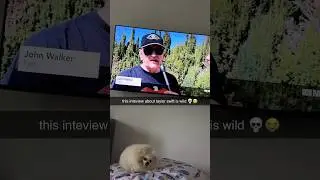 This guys interview about Taylor Swift is wild