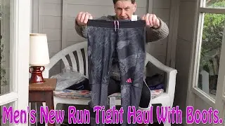 Men's New Run Tight Haul With Boots. #mensleggings #runtights