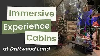 Driftwood Land Christmas Experience Cabins - Camping Cabins #uniqueexperiences #glamping