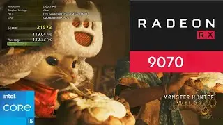 Monster hunter wilds RX 9070 1440P Max Settings